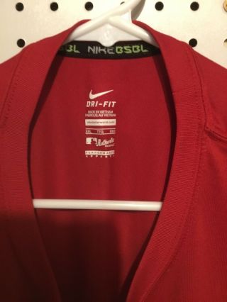 Nike Clevland Indians Shirt Xxl 2xl Red Euc Rare Chief Wahoo 2