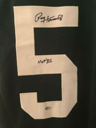 Paul Hornung Signed W/HOF 86 Custom Packers Jersey Size XL Schwartz Sports 3