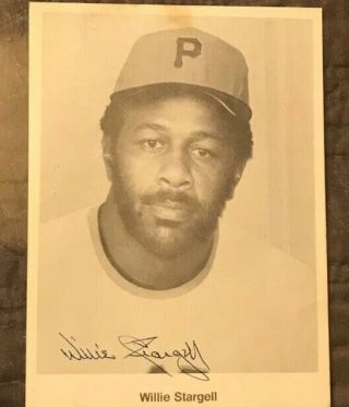 Autographed Willie Stargell Picture