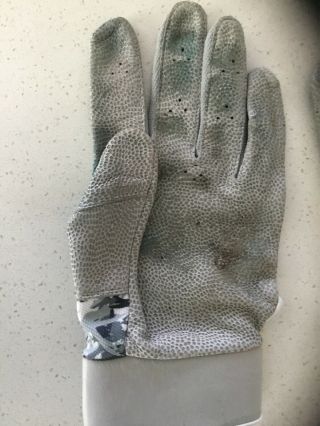 LA Angels Mike Trout 2018 Game Used/Worn Batting Gloves 7
