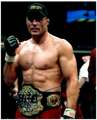 Randy Couture Signed Autographed Ufc Mma 8x10 Pic.  U