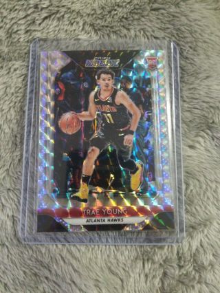 Trae Young 2018 Prizm Mosaic Silver Refractor Rc Hawks Rookie Hot