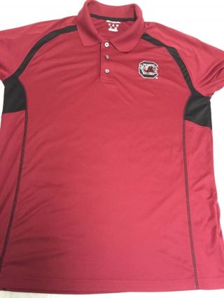 Champion South Carolina Gamecocks Garnet Short Sleeve L/g Polyester Shirt