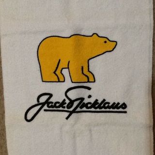 Jack Nicklaus " The Golden Bear " Golf Towel