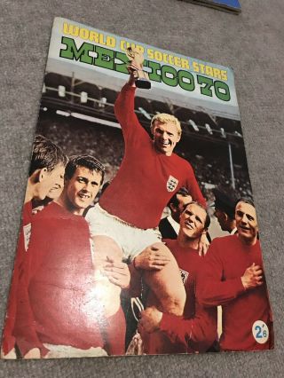 Fks Mexico 70 World Cup Soccer Stars - Incomplete Album 10 Needed 1970 Football