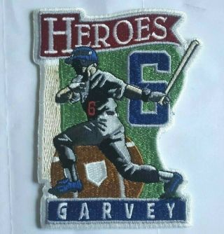 Los Angeles Dodgers Heroes Steve Garvey Patch Mlb Authentic 1999 La