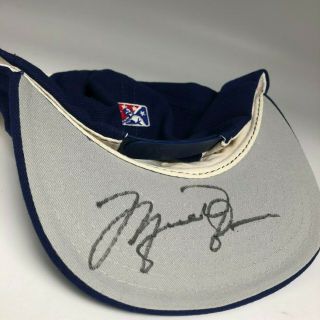 Michael Jordan Signed Nashville Sounds Baseball Hat Auto Autograph Jsa Loa Hof