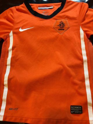 Nike Holland Knvb Netherlands Soccer Jersey Youth Xs World Cup