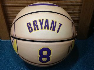 Spalding Jersey Ball Kobe Bryant 8 Home L A Lakers Regulation Size