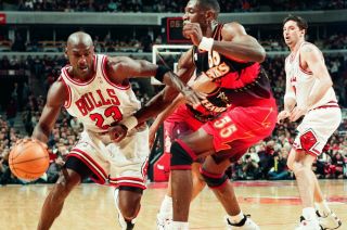 Ld32 - 19 1997 Chicago Bulls Atlanta Hawks Michael Jordan 75 Orig 35mm Negatives