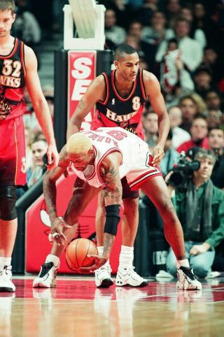 LD32 - 19 1997 Chicago Bulls Atlanta Hawks MICHAEL JORDAN 75 ORIG 35MM NEGATIVES 8