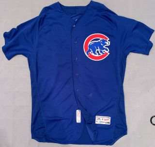 2016 Tim Federowicz Game / Team Issued Chicago Cubs Spring Training Jersey 4