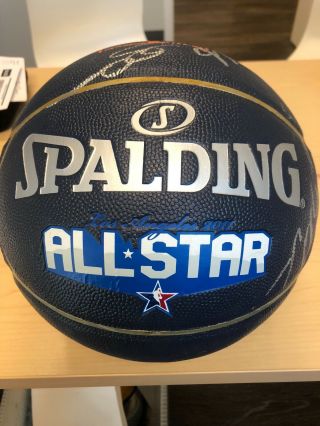 2011 Nba All Star 3 - Point Contest Autographed Ball With Affidavit: Kevin Durant