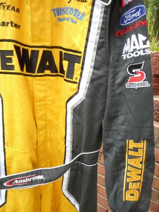 Marcos Ambrose DEWALT/Richard Petty Motorsports race worn driver ' s firesuit 7