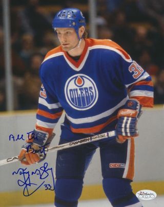 Marty Mcsorley Edmonton Oilers Autographed Signed 8x10 Photograph (jsa)