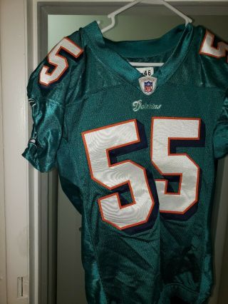 Junior Seau Game 2004 Miami Dolphins Jersey