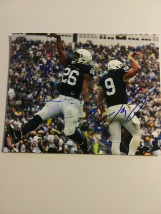 Saquon Barkley & Trace Mcsorley Dual Autographed 8x10 Penn State