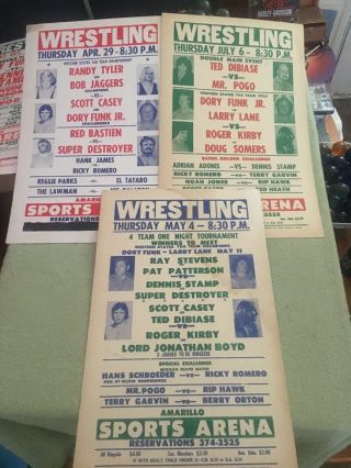 Nwa Wrestling Posters