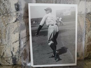 3 Type 1 baseball photos of NY Yankees Tony Lazzeri,  Herb Pennock,  Pat Bengough 6