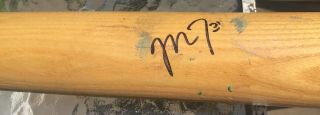 Mike Trout Game Signed Bat Autographed Auto Beckett Bas = Psa La Angels