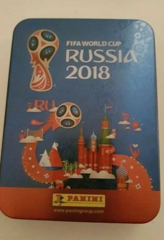 Panini World Cup Russia 2018: 2 Tins,  400 Stickers,  No Duplicates