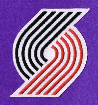 Portland Trailblazers Nba Embroidered Alternate Logo