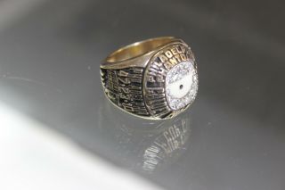 Ahl Calder Cup Championshp Ring Philadelphia Phantoms 1998 10k Gold W/diamonds