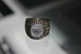 AHL Calder Cup Championshp Ring Philadelphia Phantoms 1998 10K Gold w/DIAMONDS 4