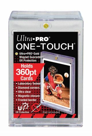 5 Ultra Pro One Touch 360 Pt.  Magnetic Extra Thick Card Storage Holders 82719 - Uv