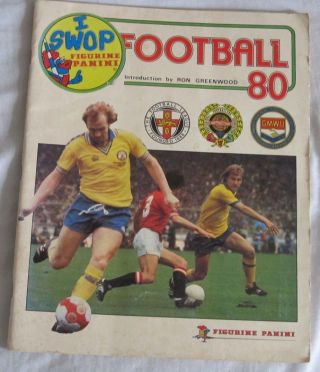 Panini Football 80.  Football Sticker Album.  Part - Complete.