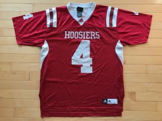 Indiana University Hoosiers Adidas 4 Youth Size Xl Boys Football Jersey