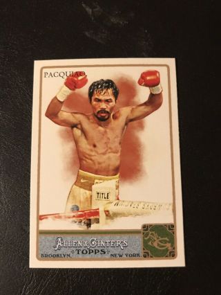 Manny Pacquiao 2011 Topps Allen & Ginter 