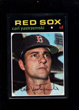 1971 Topps 530 Carl Yastrzemski Red Sox Nm Li6927