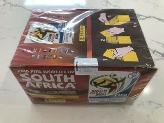 Panini South Africa 2010 World Cup Stickers Box 100 Packs Rare