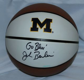 U Of M Michigan Wolverines Basketball Coach Signed John Beilein Ball Signature