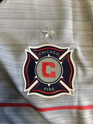 2018 Raheem Edwards Signed Match Game Worn Chicago Fire Jersey MLS 8