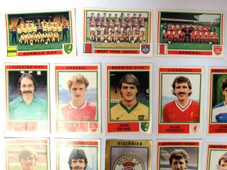 26 Figurine PANINI FOOTBALL 85 English FA 1985 Stickers Arsenal Liverpool, 4