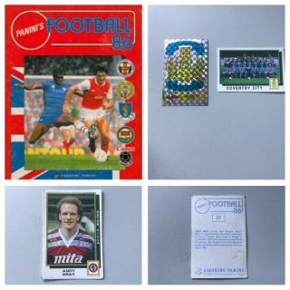Panini Football 86 Stickers.  Complete Your Set,  1,  2,  3,  4,  5,  10,  15,  25 Available
