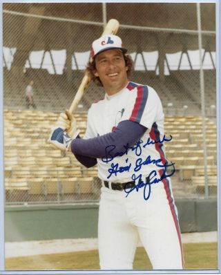 Gary Carter Hof Vintage Inscribed Autographed Signed 8x10 Photo Expos D - 2012