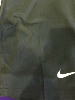 roger federer game worn with auto world tour finals 2012 with LOA 3