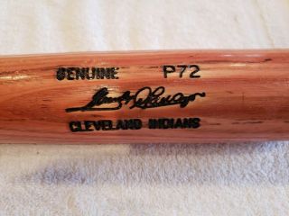 AWESOME Sandy Alomar EARLY 1990 ' s GAME LS P72 Bat,  Cleveland Indians, 2