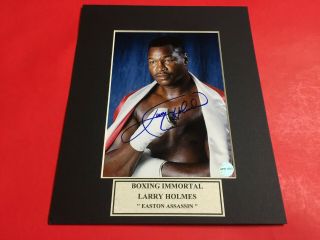Larry Holmes Signed 5x7 Photo With Certificate Of Authenticity -