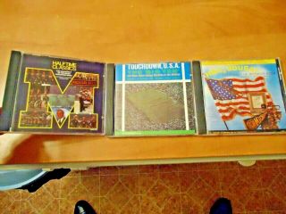 3 University Of Michigan Marching Band Football Half Time Cds In Good Shape