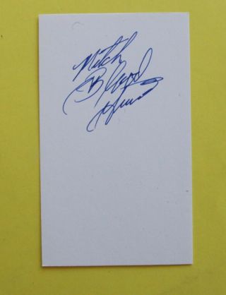 Boxing: Mitch " Blood " Green Autographed Card