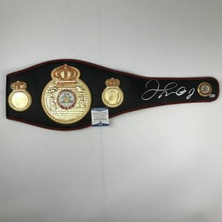 Autographed/signed Floyd Mayweather Jr.  Wba Boxing Championship Belt Beckett