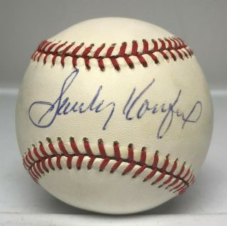 Sandy Koufax Signed Baseball Autographed Auto Jsa Loa Brooklyn Dodgers Hof