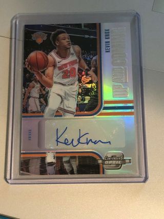 2018 - 19 Panini Contenders Optic Kevin Knox Up & Coming Rc Prizm Auto /99