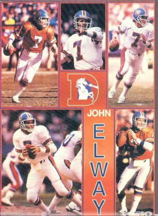 Monster Poster: Nfl Football: John Elway - Broncos Pw - Slmp - Je Rap133 C