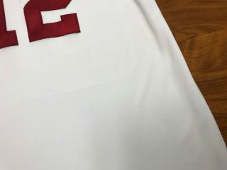 MENS AUTHENTIC INDIANA HOOSIERS GAME WORN ADIDAS BASKETBALL JERSEY SIZE 46 4