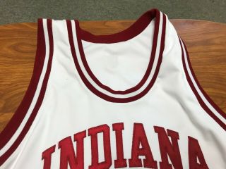 MENS AUTHENTIC INDIANA HOOSIERS GAME WORN ADIDAS BASKETBALL JERSEY SIZE 46 6